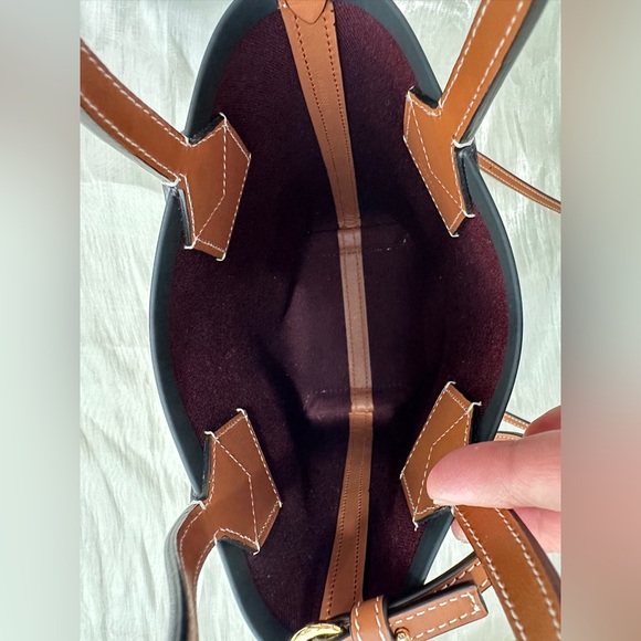 Burberry Beige Mini London Tote Bag - Picture 8 of 14